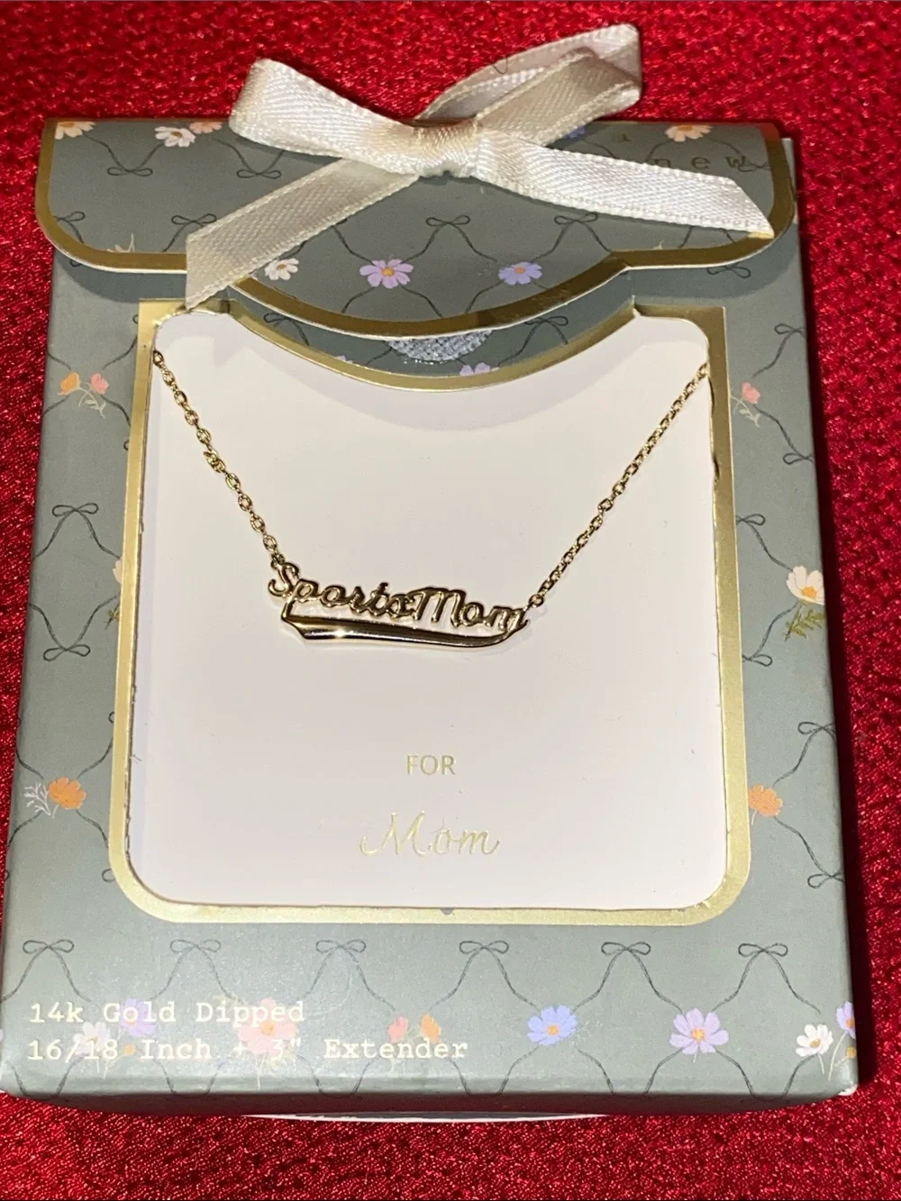 A New Day Gold Dipped “Sports Mom” Necklace - For Mom
